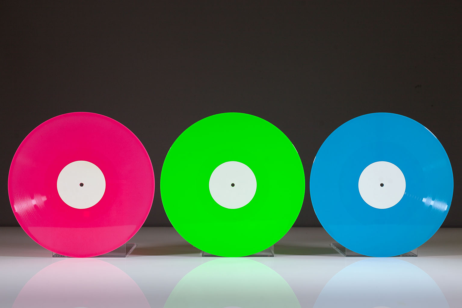 Vinyl in neon colours